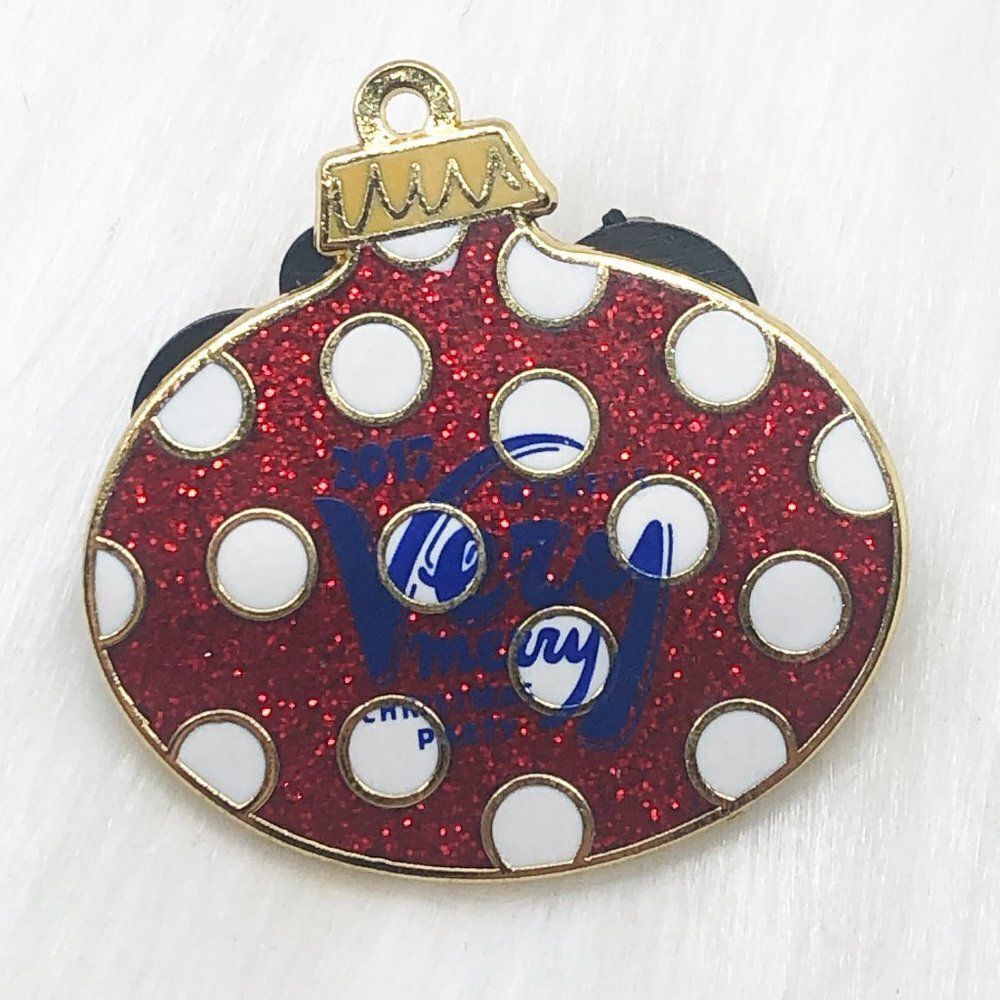 🔮‎ 5/$25 Disney Mickey's Very Merry Christmas Party 2017 Minnie Ornament Pin